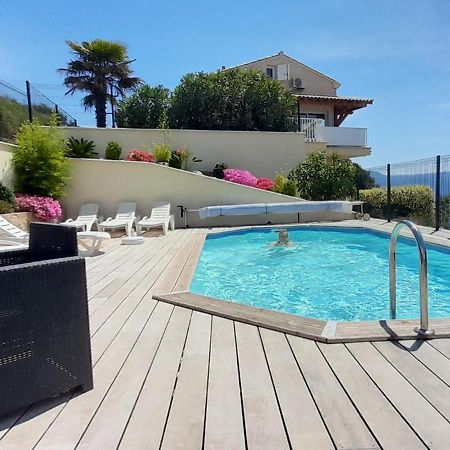 Gites Sassone, Vue Panoramique Sur Ajaccio Et La Mer Alata Luaran gambar