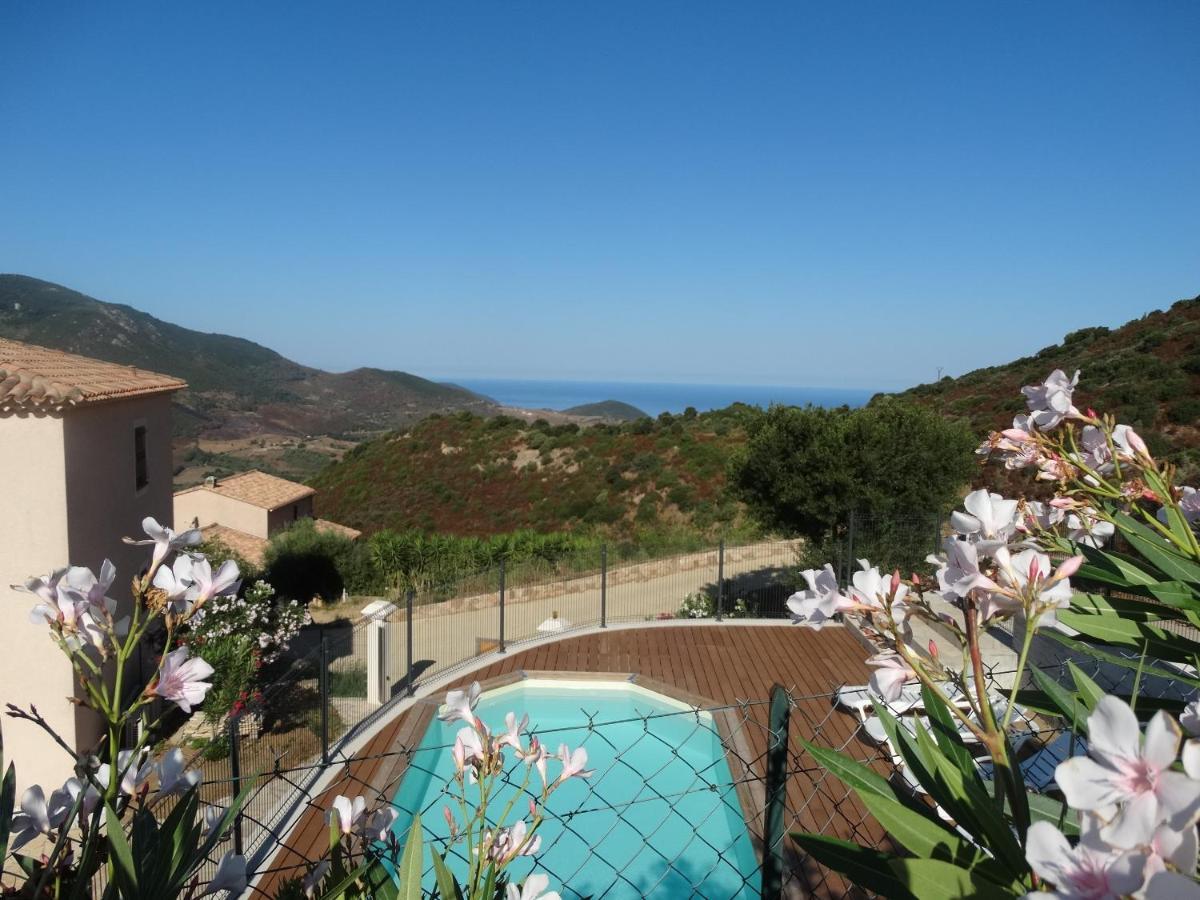 Gites Sassone, Vue Panoramique Sur Ajaccio Et La Mer Alata Luaran gambar
