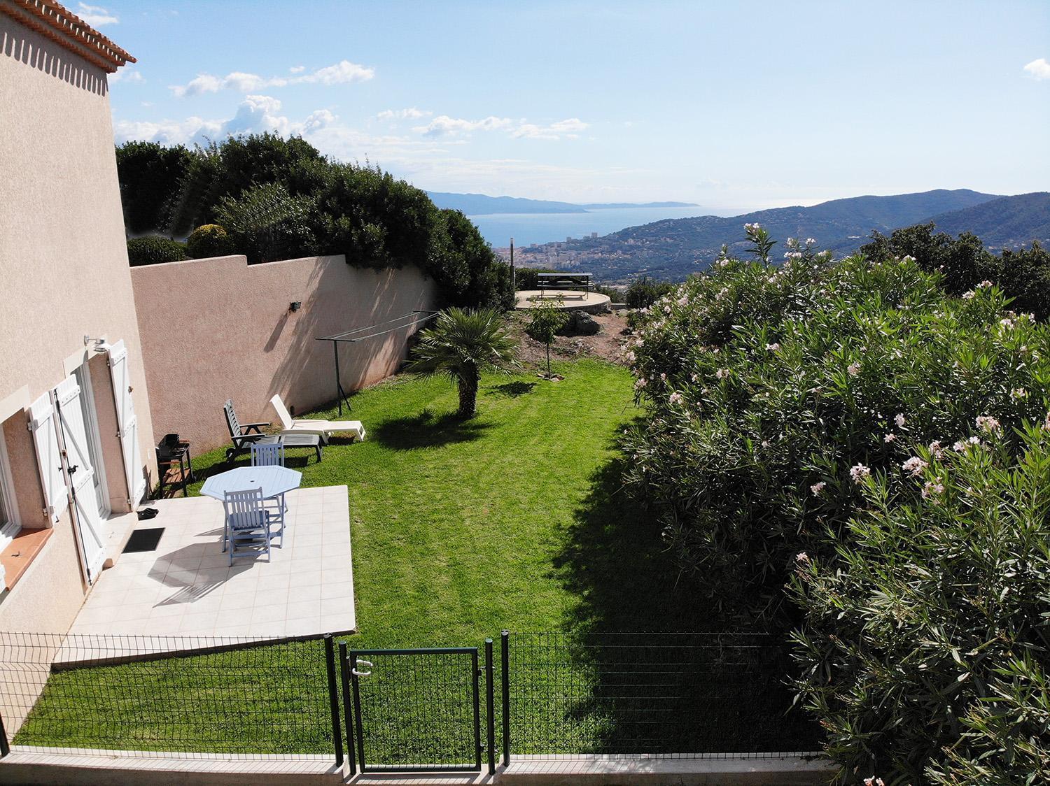 Gites Sassone, Vue Panoramique Sur Ajaccio Et La Mer Alata Luaran gambar